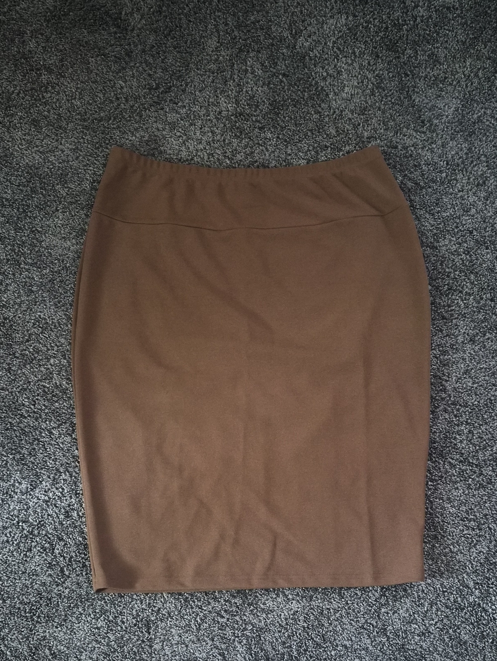 SHEIN Brown Pencil Skirt - Sleek Office Style